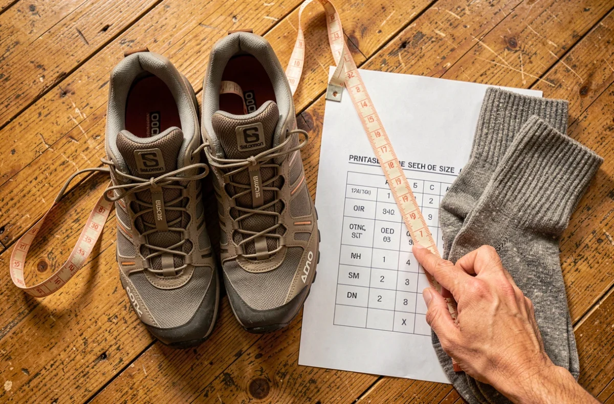 Guide pratique pour mesurer sa pointure et choisir la bonne taille de chaussures Salomon